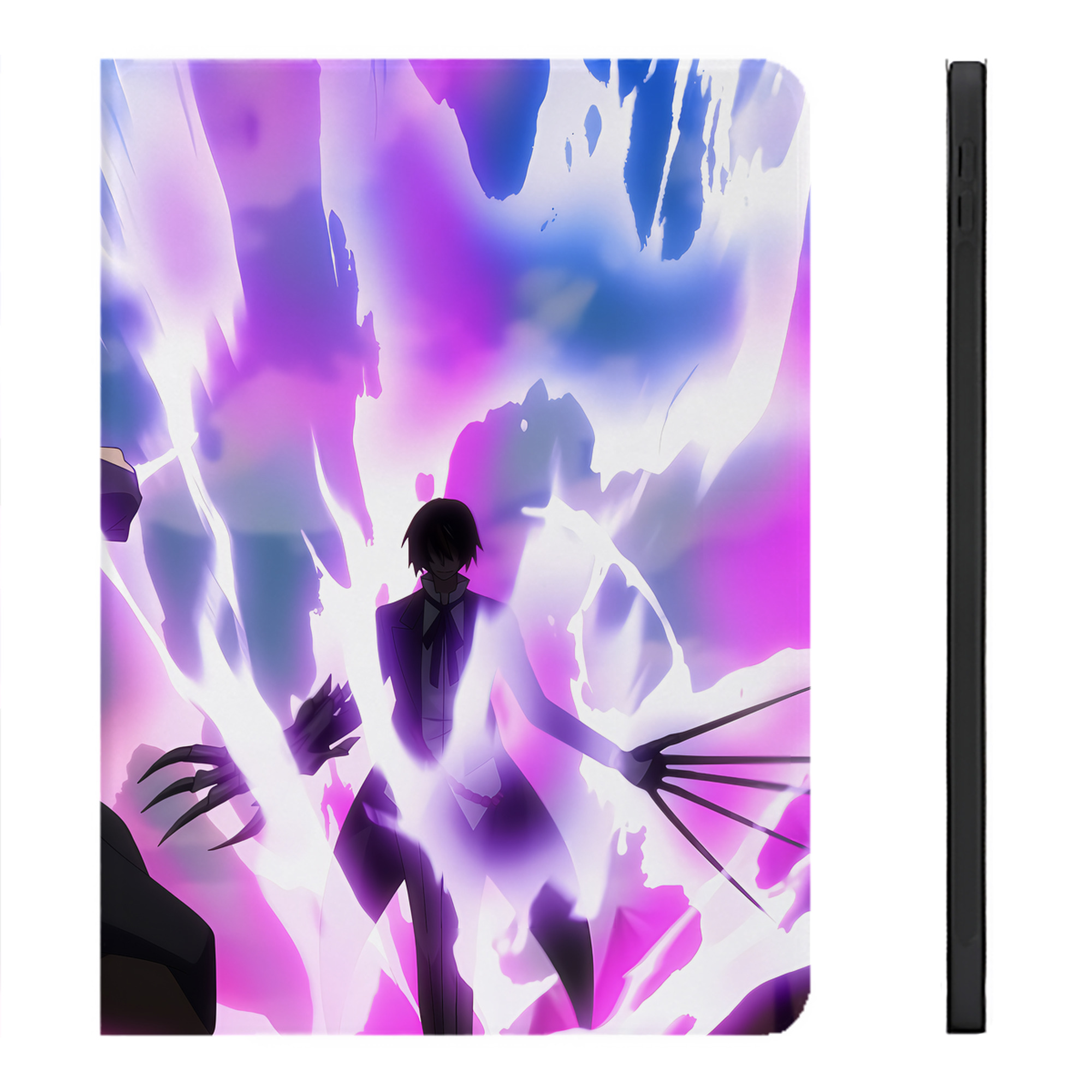 （画像用） 転スラ Regarding Reincarnated to Slime IPadケース ペンホルダー付き ブックスタイルデザイン